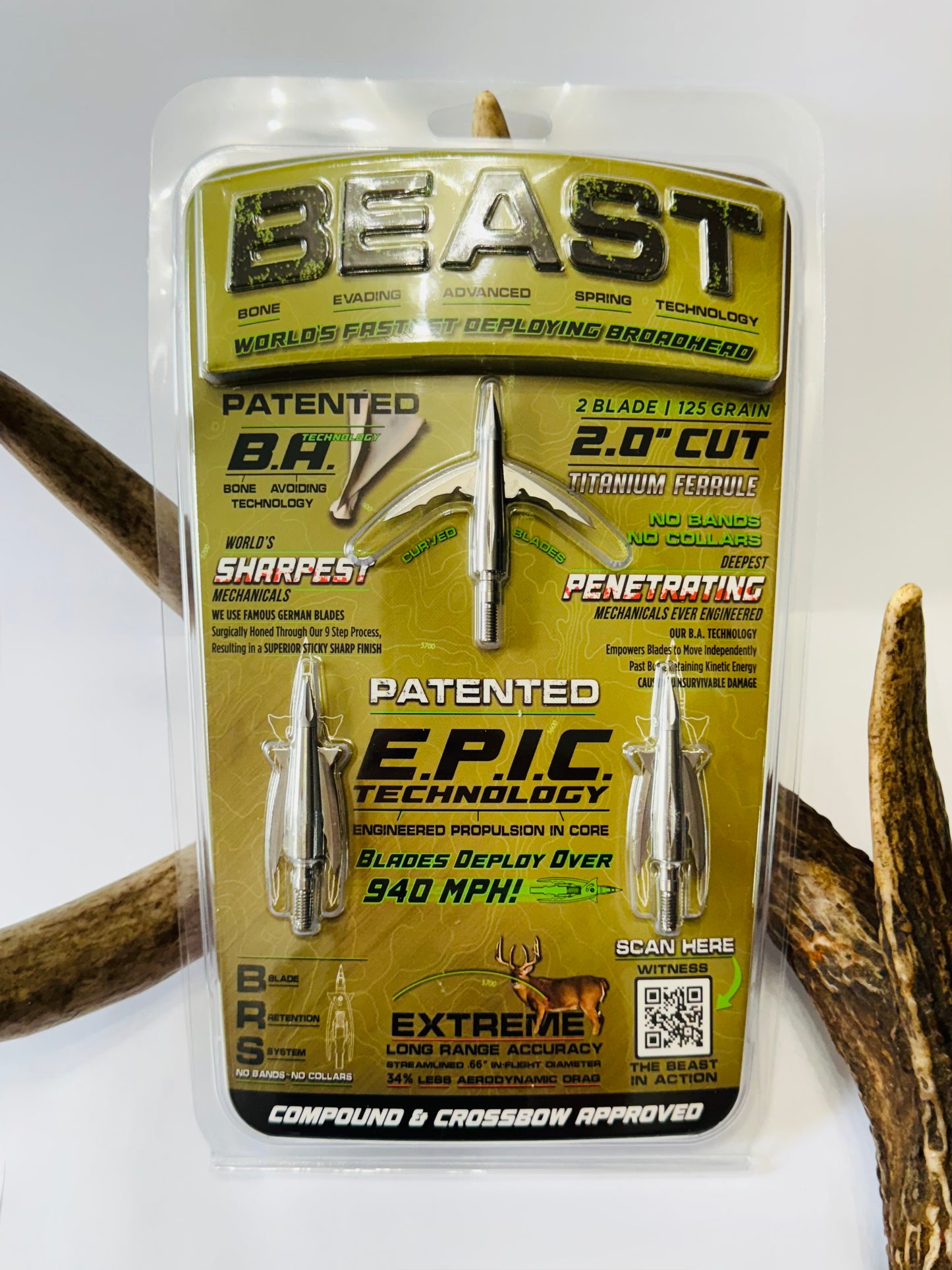 Beast Broadheads (Titanium 2.0") 3 pack