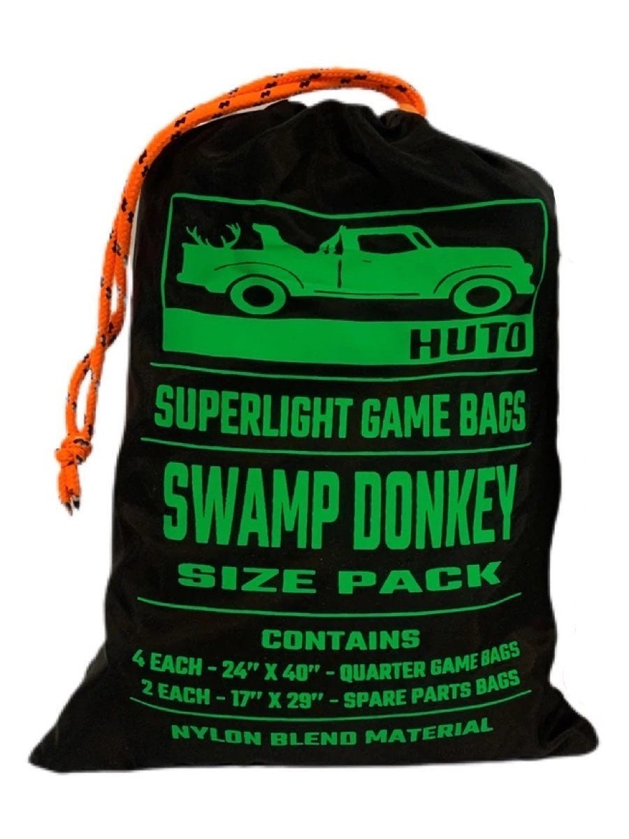 SuperLight Swamp Donkey Nylon Blend Game bags - Pack of 6 bags