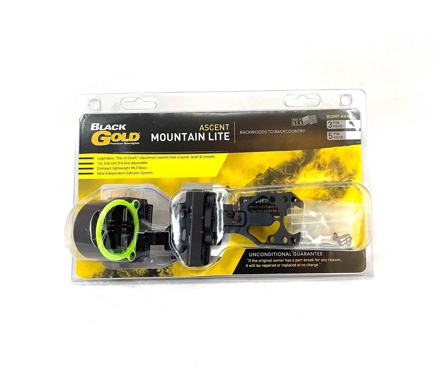 Black Gold Ascent Mountain Lite Bow Sight